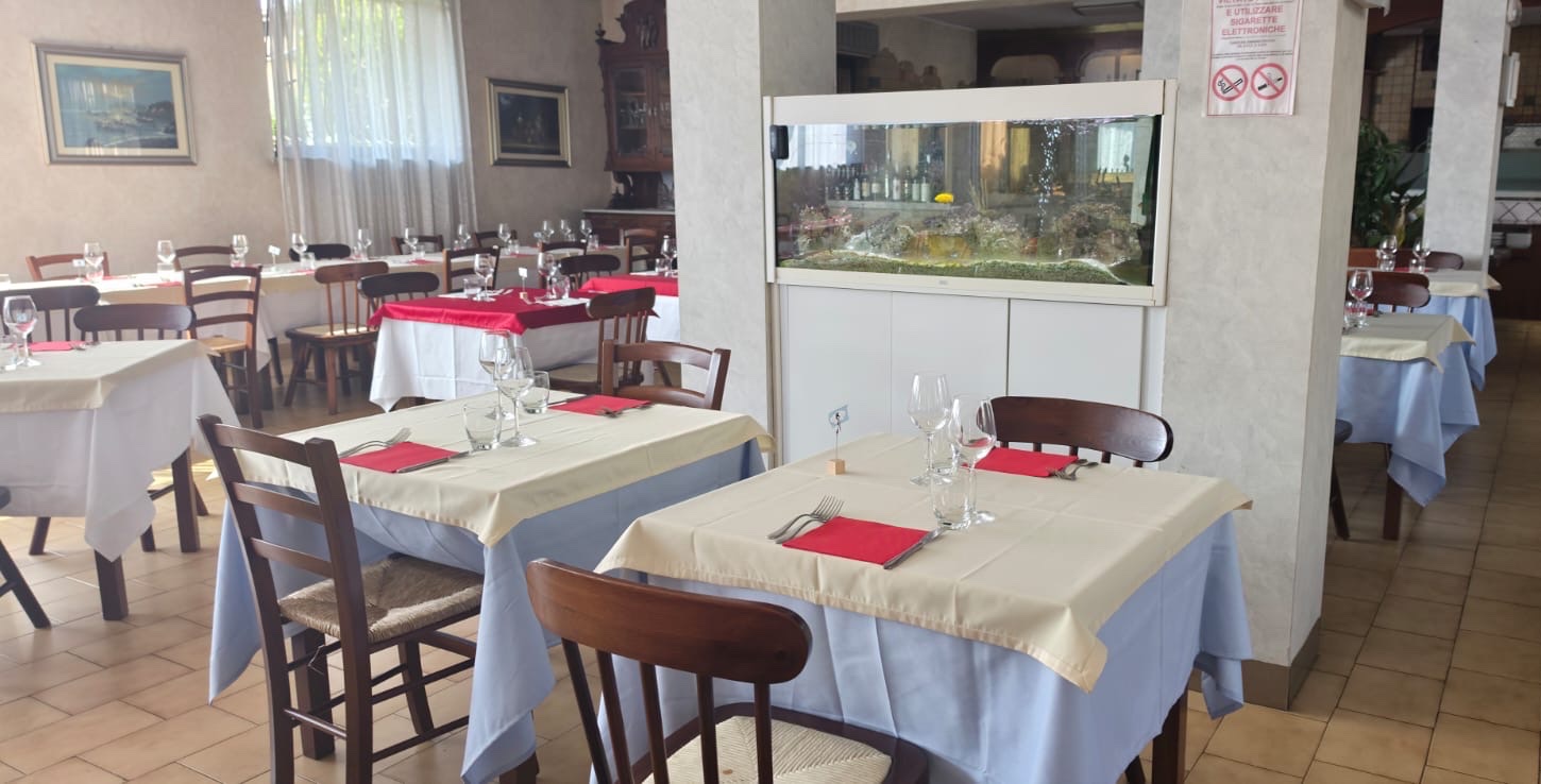 L'acquario nella sala da pranzo